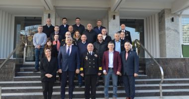 Stire din Cultură-Educație : Oaspeți georgieni la Academia Navală ”Mircea cel Bătrân”
