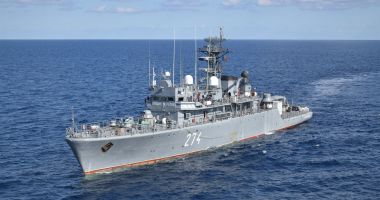 Puitorul de mine și plase 274, în misiune în Marea Mediterană