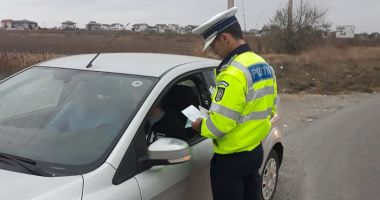 Stire din Eveniment : Poliția Rutieră, în control în Mihail Kogălniceanu. Mai mulți șoferi lăsați pietoni!