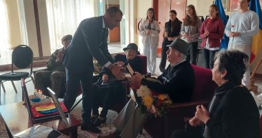 Stire din Eveniment : Ultimul veteran de război din Medgidia a împlinit 100 de ani