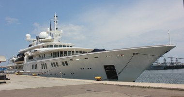 Superyacht-ul "Tatoosh", de 125 milioane de euro, a făcut escală în portul Constanța - 3