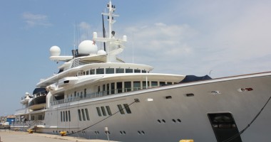 Superyacht-ul "Tatoosh", de 125 milioane de euro, a făcut escală în portul Constanța - 2