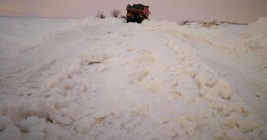 GALERIE FOTO / Zăpadă de 35 - 40 de cm și vânt de 60 - 90 km pe oră, în județul Constanța - 2