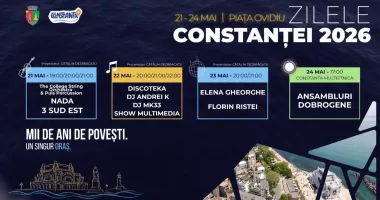 Stire din Cultură-Educație : Zilele Constanței 2026 aduc spectacole, muzică și atmosferă de festival în tot orașul