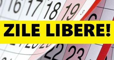 Stire din Social : ZILE LIBERE 2020. VEȘTI BUNE!