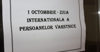 Stire din Social : Astăzi este Ziua Internațională a Persoanelor Vârstnice