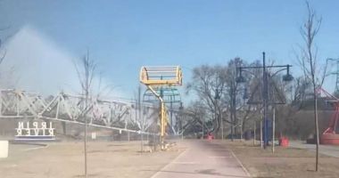 Stire din Actualitate : Podul feroviar între Irpin și Kiev a fost detonat. Mariupol refuză să se predea