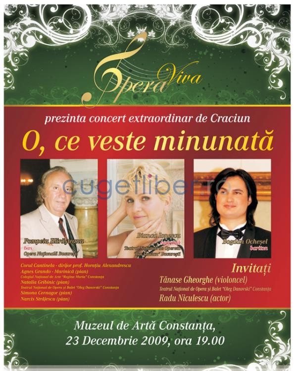 Pompeiu Hărășteanu și Bianca Ionescu, în concert de Crăciun la Constanța - 0b153b73076f73b3b4bcfae1f8400312.jpg