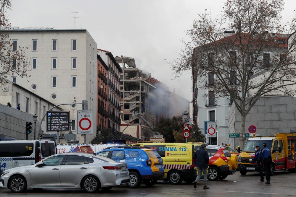 Explozie puternică la Madrid. O clădire din centrul oraşului s-a prăbuşit - 1-1611155335.jpg