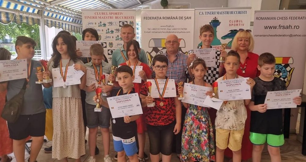 Copiii de la Fianchetto Constanţa, campioni ai Turneului Internaţional de Şah 
