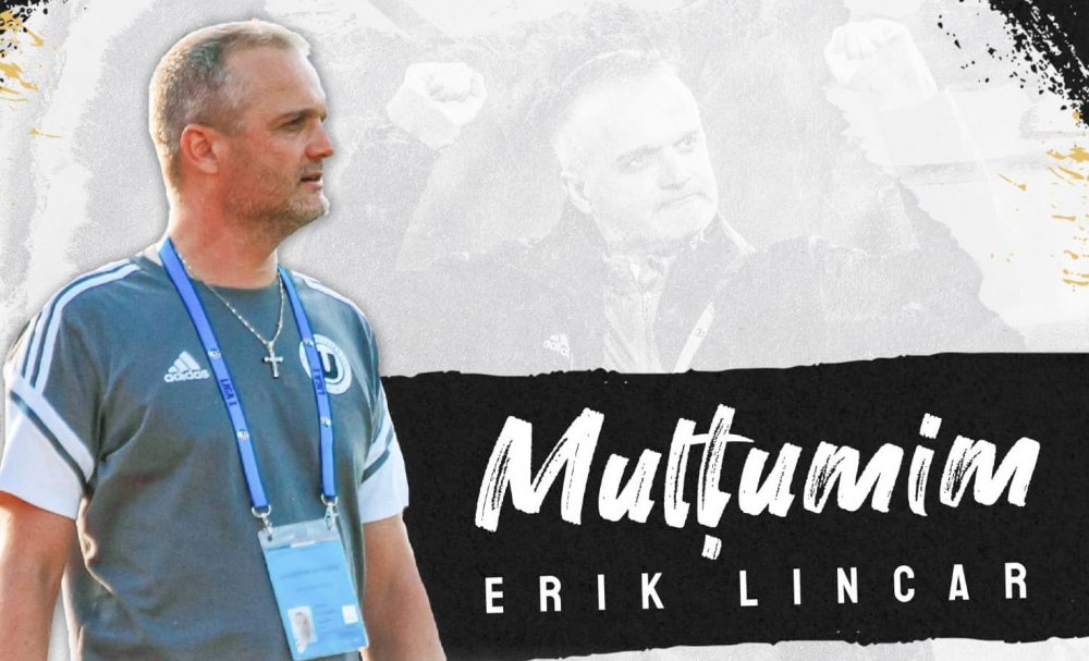 Fotbal / N-a rezistat decât şase etape! Erik Lincar nu mai este antrenorul Universităţii Cluj - 1-1661339946.jpg