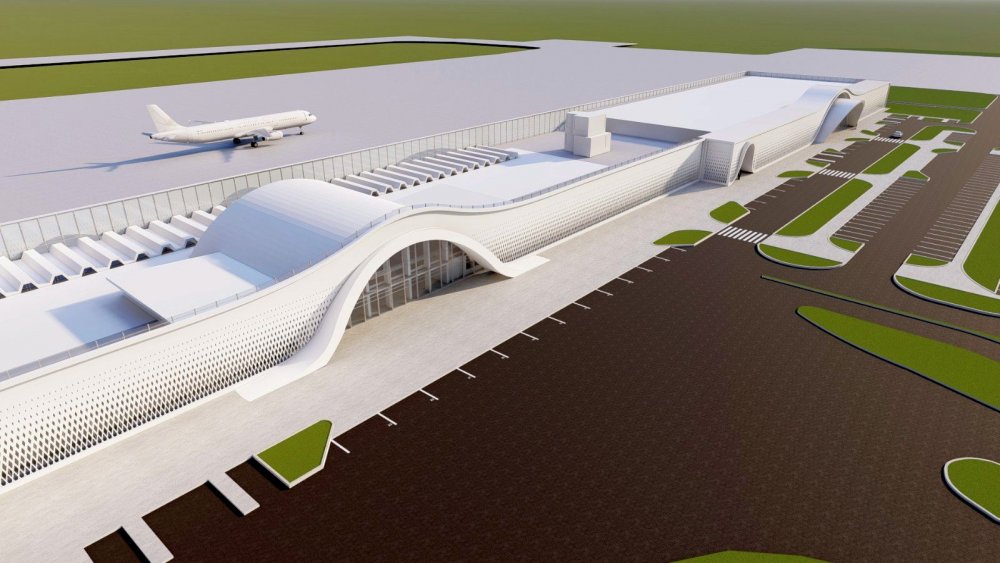 Noul terminal de pasageri al Aeroportului Internaţional Mihail Kogălniceanu, o 