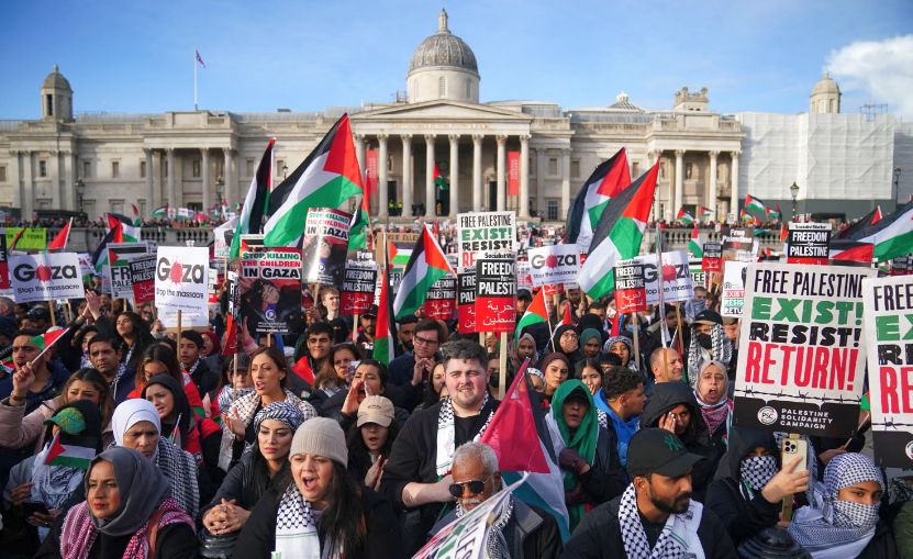 Manifestaţii de sprijin pentru palestinieni, în Europa, dar şi în Iran - 1-1699174652.jpg
