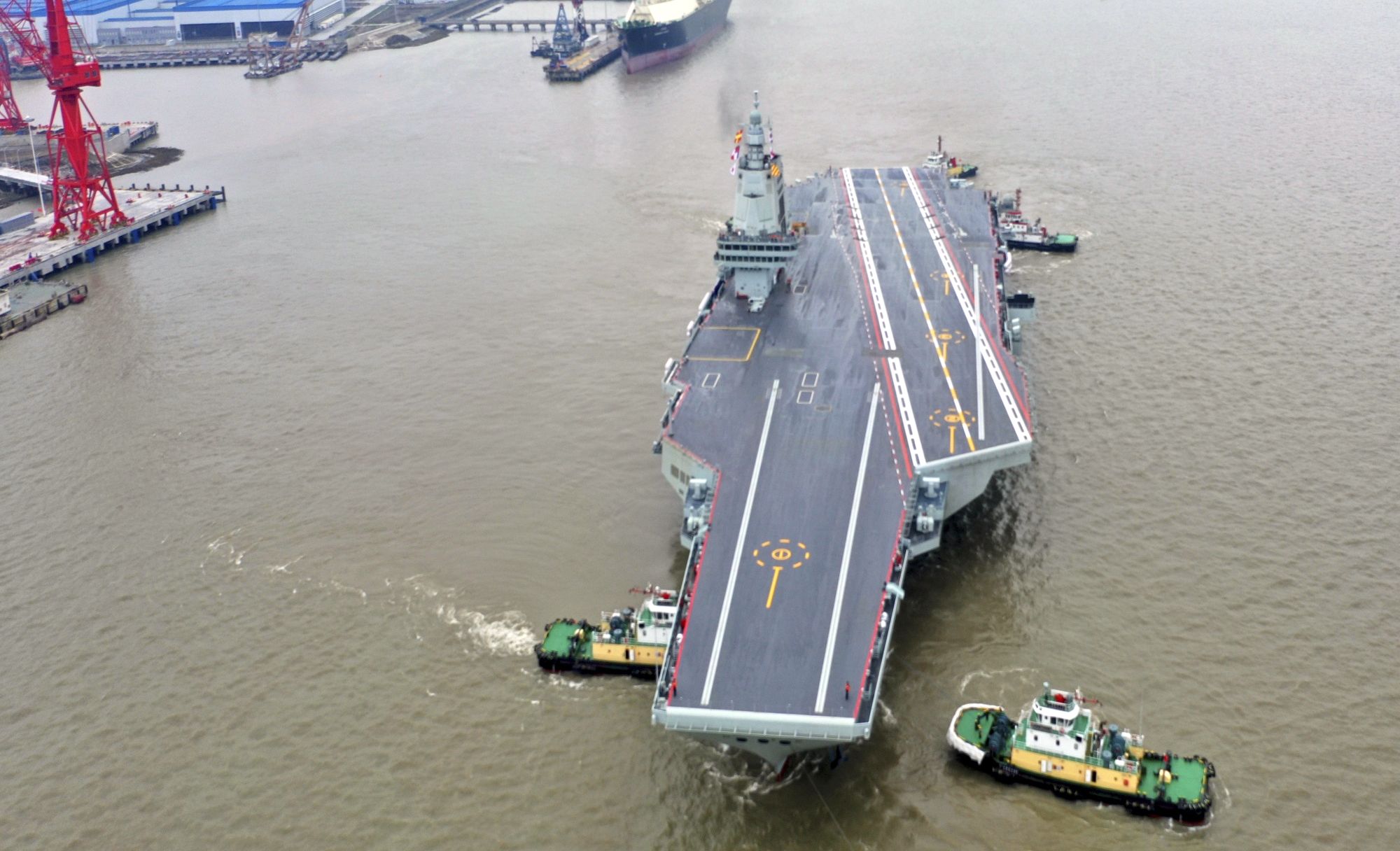„Fujian”, cel mai modern portavion al marinei militare chineze, a început testele pe mare - 1-1714550472.jpg