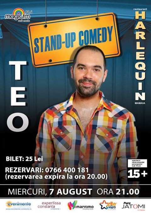 Stand-up comedy cu Teo la restaurant Harlequin din Mamaia - 10120255087480025330291711209292-1375454719.jpg
