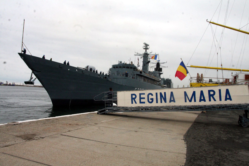 Fregata Regina Maria, nava comandant a misiunii NATO 