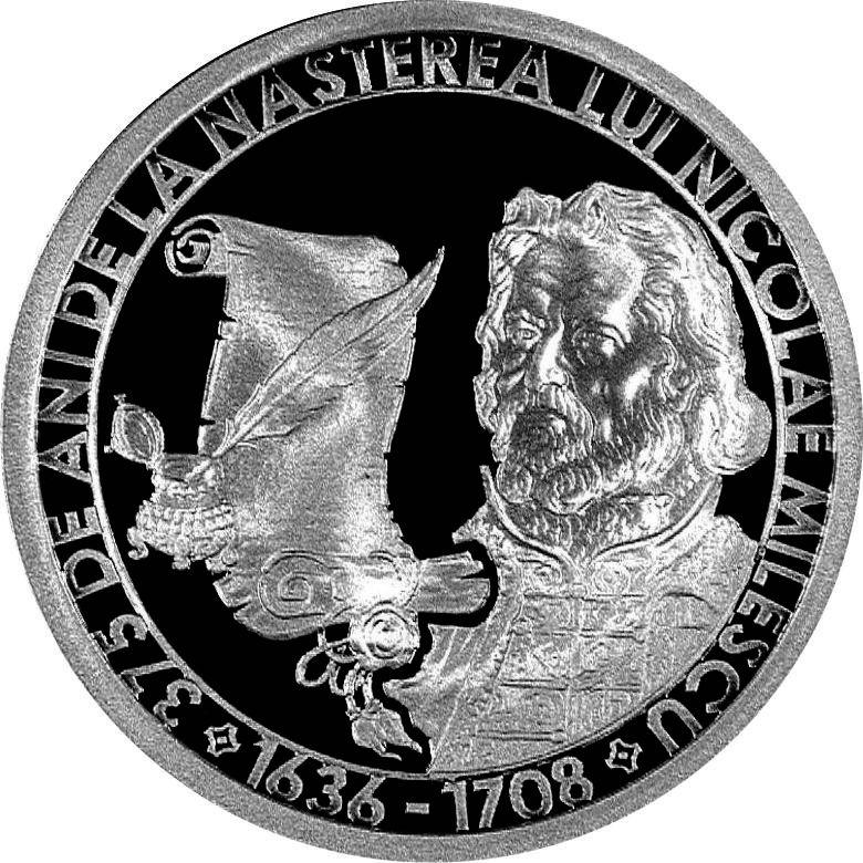 Monedă din argint dedicată lui Nicolae Milescu - 20111031rv-1319796387.jpg