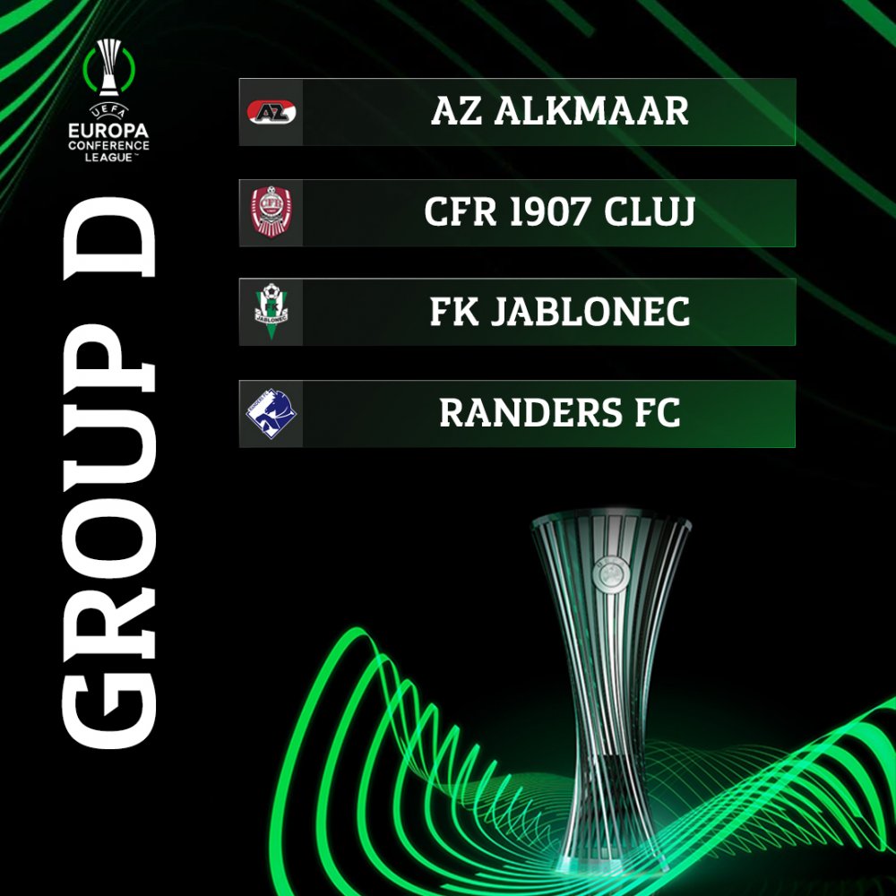 Fotbal / CFR Cluj, în grupă cu Alkmaar, Jablonec şi Randers, în Europa Conference League - 24078530810157808145591205349584-1630067689.jpg