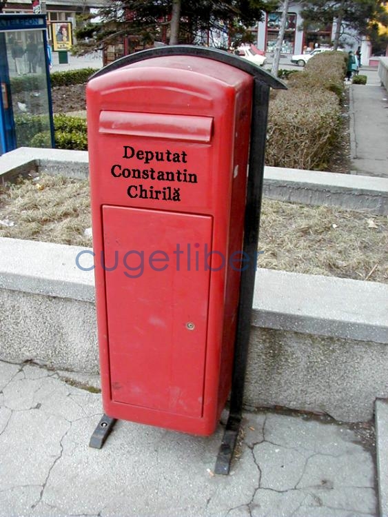 Cutiile poștale ale deputatului Constantin Chirilă n-au 