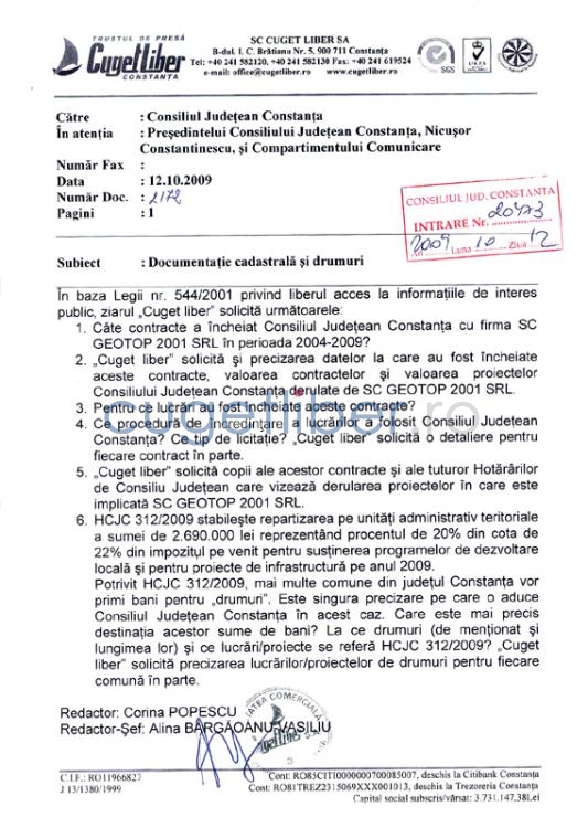 Consiliul Județean Constanța secretizează contracte de milioane de lei pentru lucrări publice - 57cc530f74e4507c2c21808dfb840ae4.jpg