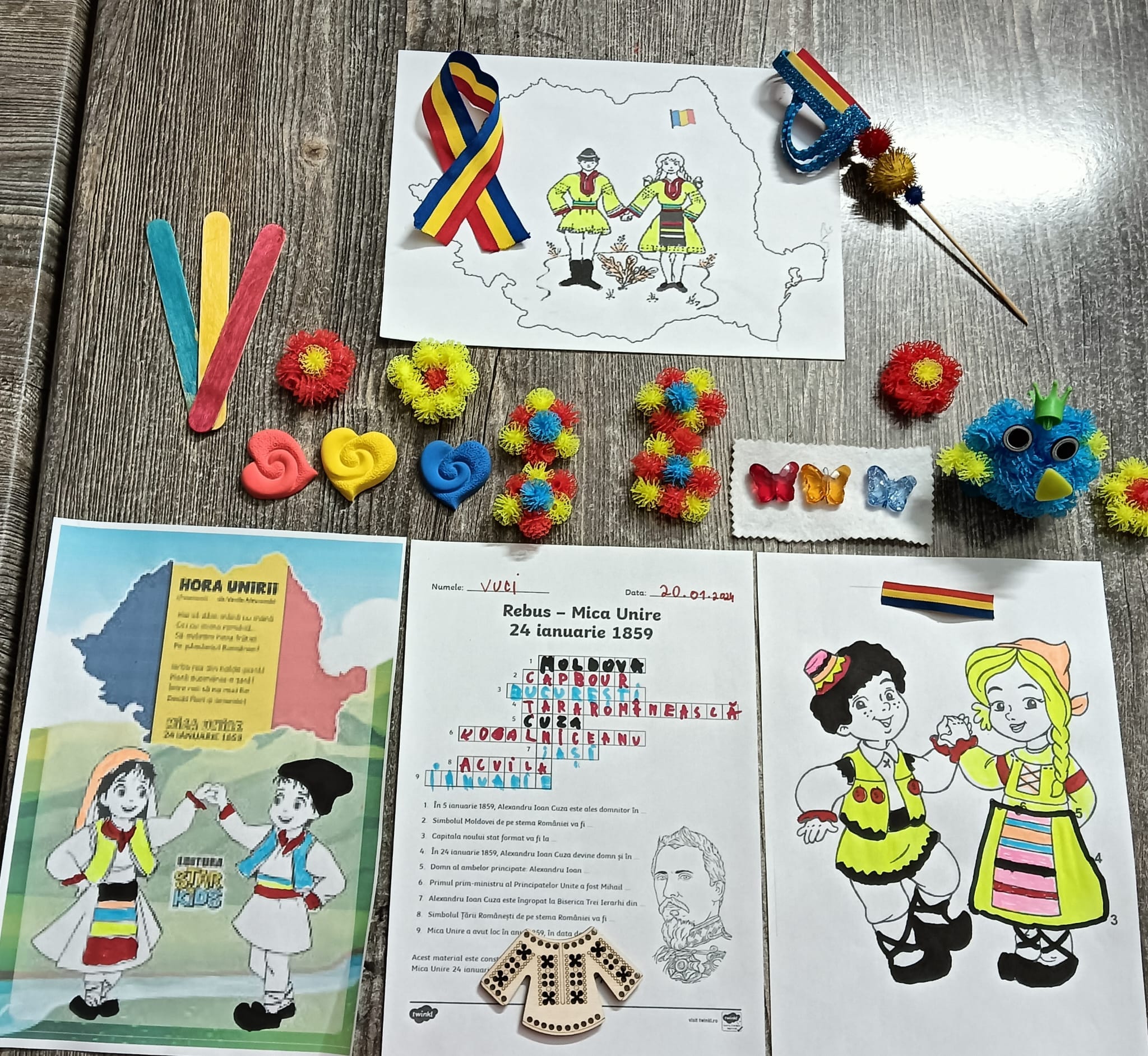 Unirea Principatelor Române, sărbătorită de copiii centrelor sociale din Constanța - activitati-dgaspc-1706096699.jpg