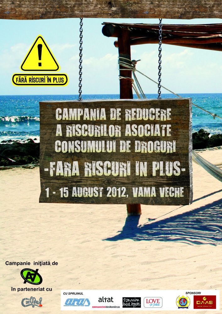 Campanie a Agenției Naționale Antidrog pe plaja din Vama Veche: 