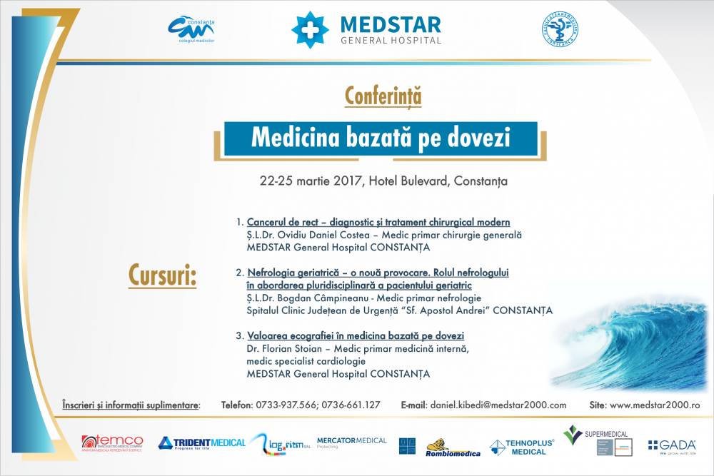 MEDSTAR General Hospital vă invită la conferința 