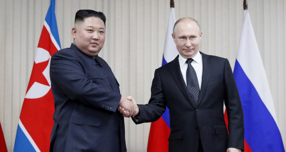 A început primul summit Putin-Kim, la Vladivostok - ainceput-1556195240.jpg