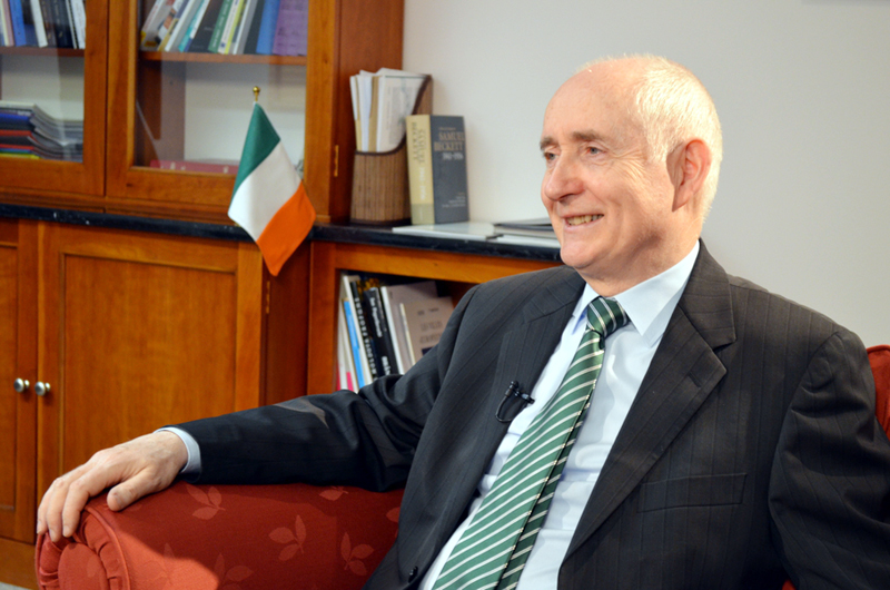 Ambasadorul Irlandei la București,  în vizită la Universitatea 