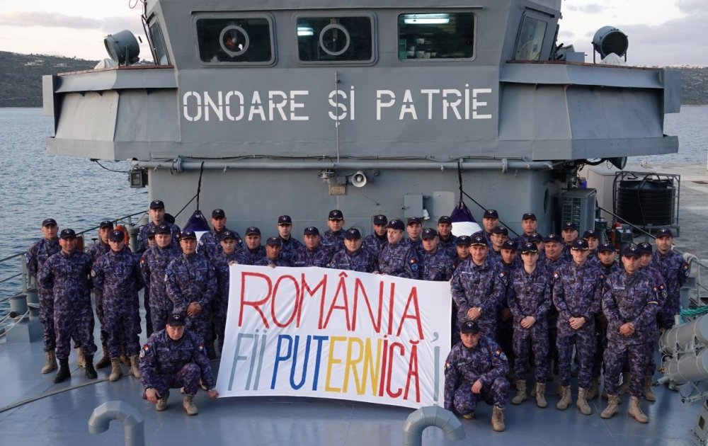 România, fii puternică! Mesaj al marinarilor militari, din Marea Mediterană - armatamesaj-1584721696.jpg