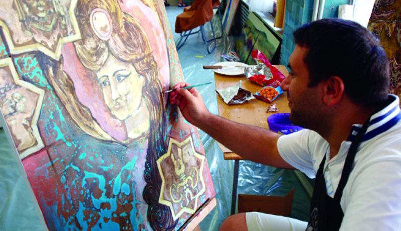 Artiști străini, la Tabăra de Pictură 