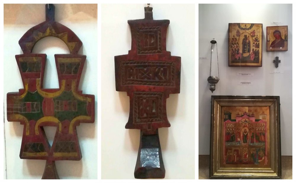 Obiecte de cult și icoane pe lemn de mare valoare, la Muzeul de Artă Populară - befunkycollage2-1587742102.jpg