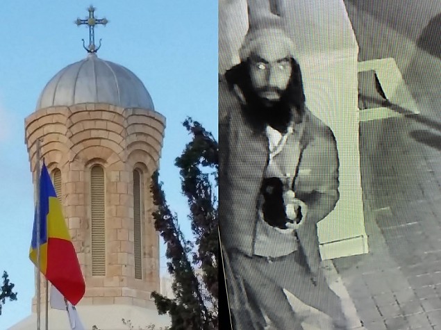 Un extremist israelian a atacat cu un bolovan biserica românească din Ierusalim - biserica-1612619040.jpg