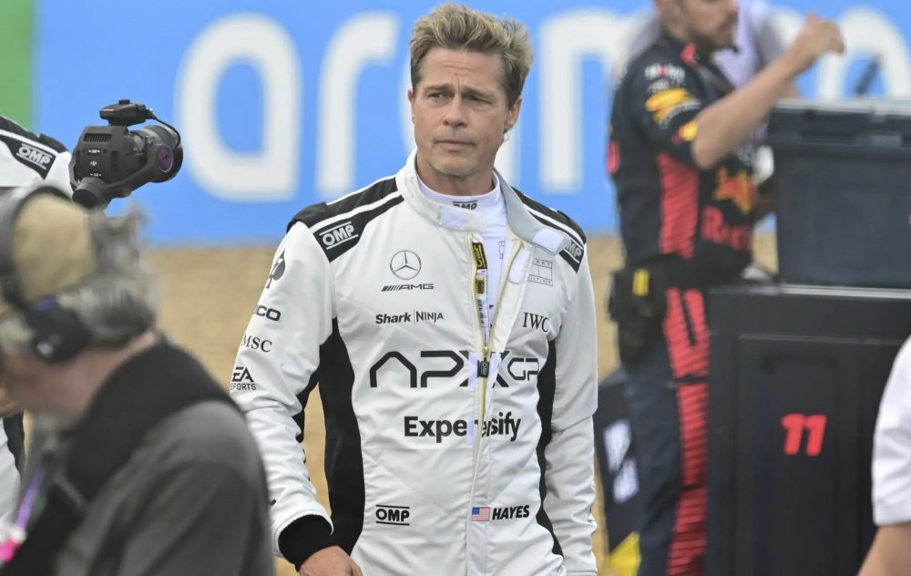 Brad Pitt, în echipament de pilot la Marele Premiu de Formula 1 al Marii Britanii - brad-pitt-1688992990.jpg