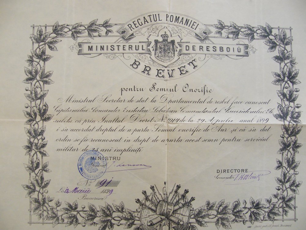 Brevet original, în patrimoniul Muzeului Național al Marinei Române - brevet1-1564522817.jpg