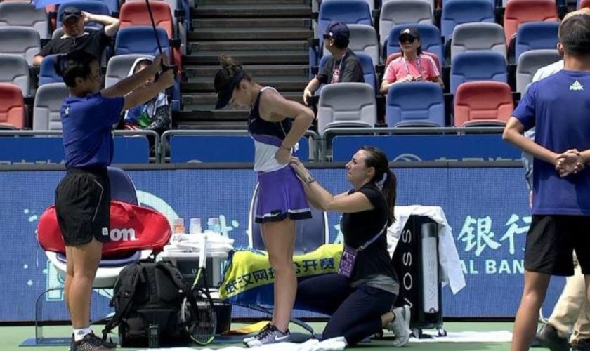 Ce ghinion! Simona Halep, abandon în turneul de la Wuhan - ceghinion-1569420390.jpg
