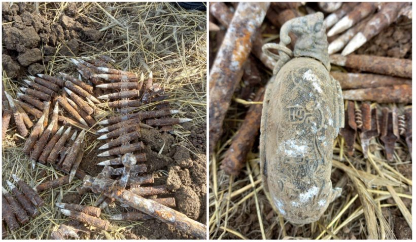 Aproximativ 230 de cartuşe şi grenade, descoperite într-un cimitir din Constanţa - cimitir-1655302827.jpg