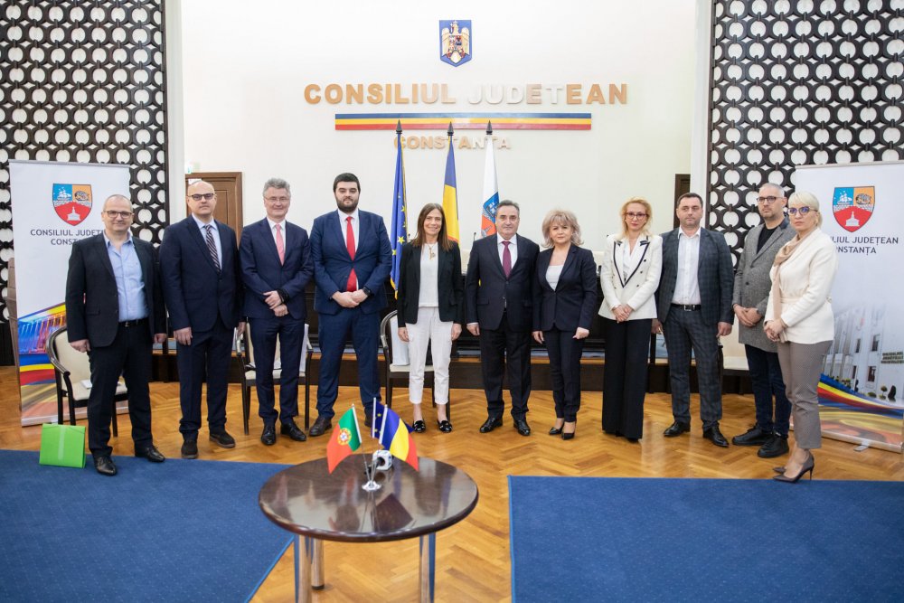 Preşedintele CJC, Mihai Lupu, vizitat de ambasadorul Portugaliei în România. 