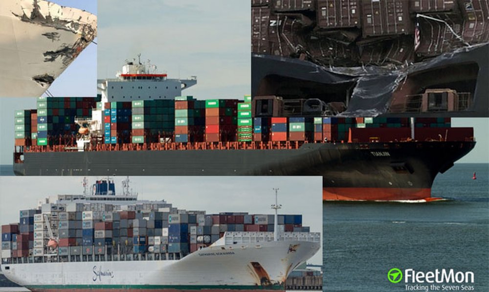 Coliziune între două mari portcontainere, la Busan - coliziuneintredouamariportcontai-1551882055.jpg