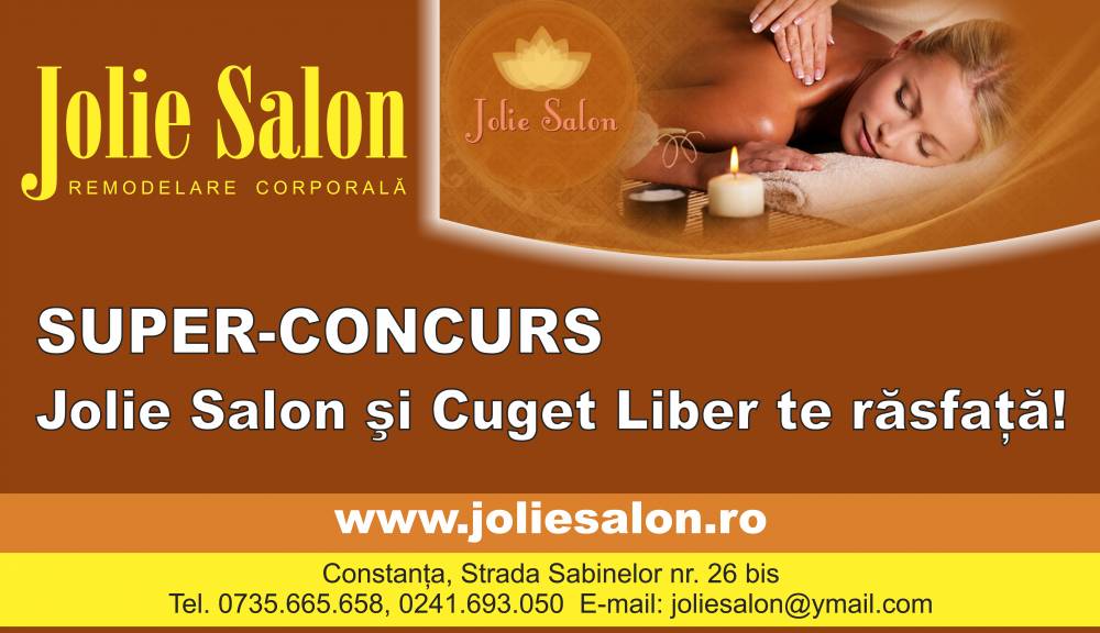 Super-Concurs. JOLIE SALON - REMODELARE CORPORALĂ - concursjoliesalon-1416328539.jpg