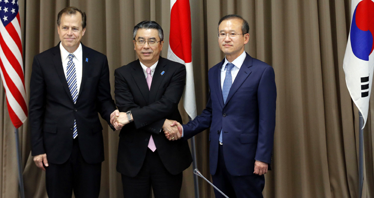 Japonia, Coreea de Sud și SUA își vor continua colaborarea - coreea-1350479726.jpg