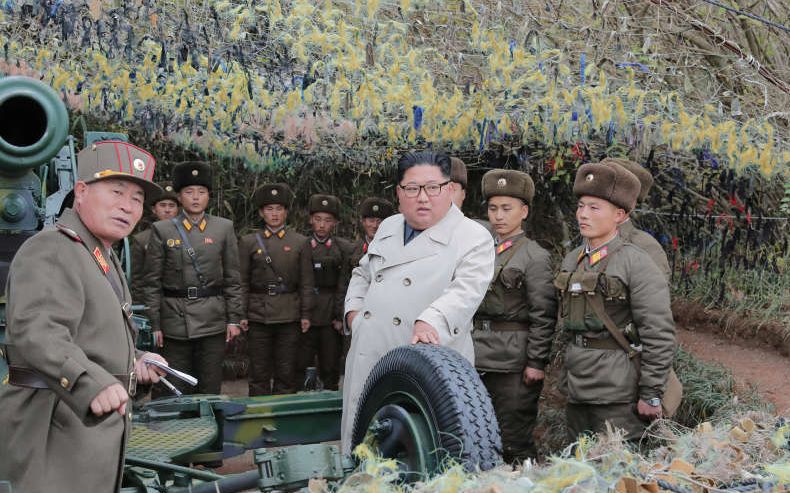 Coreea de Nord a efectuat un exercițiu de artilerie lângă frontiera cu Sudul - coreea-1574716113.jpg