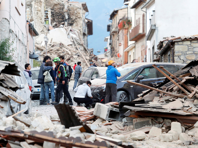 Coșmar pentru italieni. Două cutremure puternice, zeci de răniți, pagube însemnate - cutremuritalia-1477577898.jpg