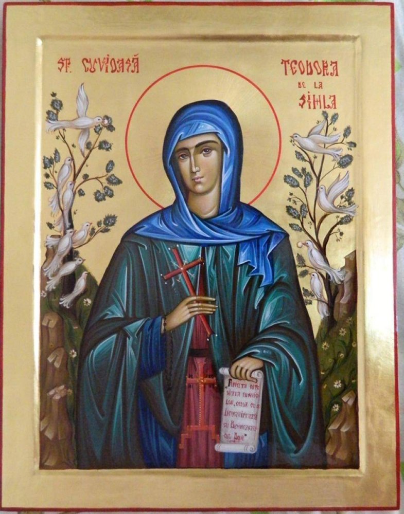 Sfânta Cuvioasă Teodora de la Sihla, cinstită de credincioși - cuvioasasursa24pharte-1596204643.jpg