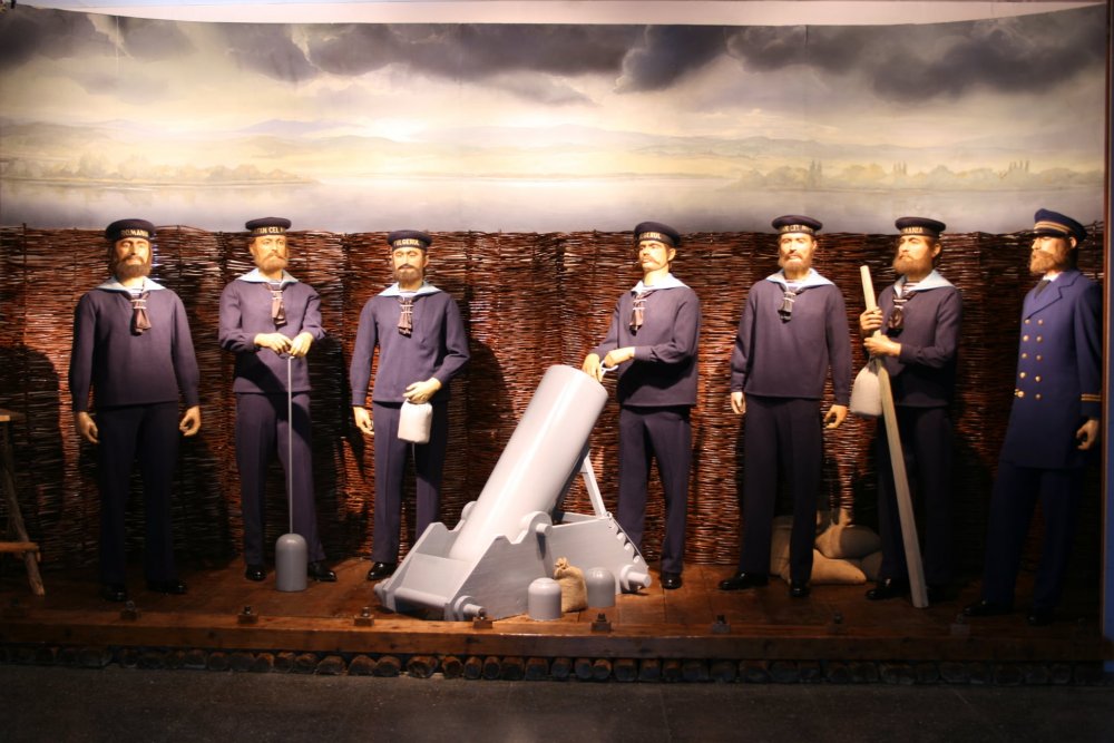 Diorama bateriei de coastă „Perseverenţa”, expusă la Muzeul Marinei - diorama-1617201229.jpg