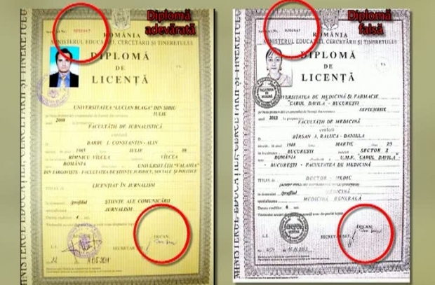 Diploma de licență a falsului medic de la Spitalul Județean Ilfov, identică cu cea a unui absolvent de jurnalism - diploma95210400-1550055915.jpg