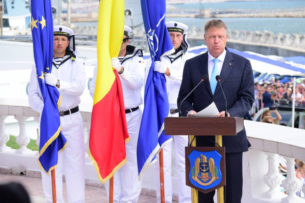 Președintele Klaus Iohannis a ajuns la Ziua Marinei: 