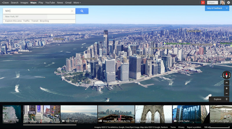 Google MAPS, actualizat: navigație mai bună, integrare Earth și sugestii - fondgoogle-1370176109.jpg