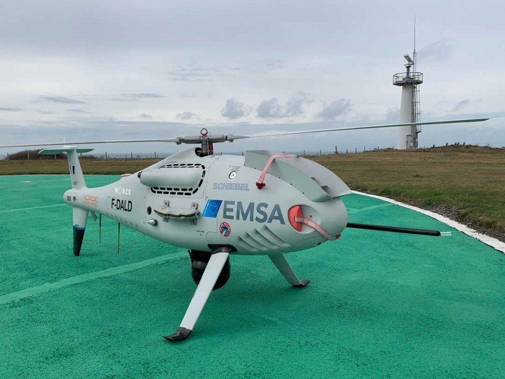 Un elicopter fără pilot EMSA RPAS supraveghează apele Mării Negre, în sprijinul autorităților române - fondunelicopterfarapilotemsarpas-1654605395.jpg