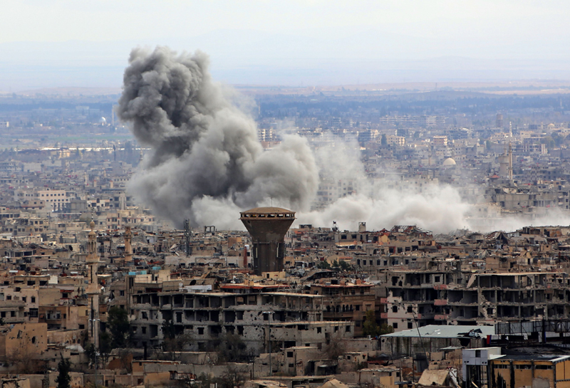 Forțele guvernamentale siriene au început ofensiva terestră în Ghouta - fortele-1519920512.jpg